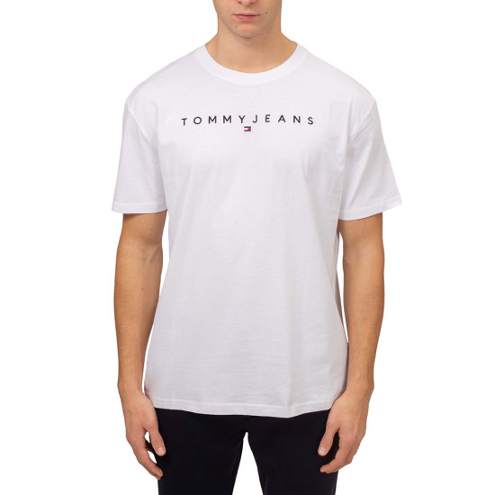 Tommy Hilfiger Ανδρική κοντομάνικη μπλούζα Regular Linear Logo Tee